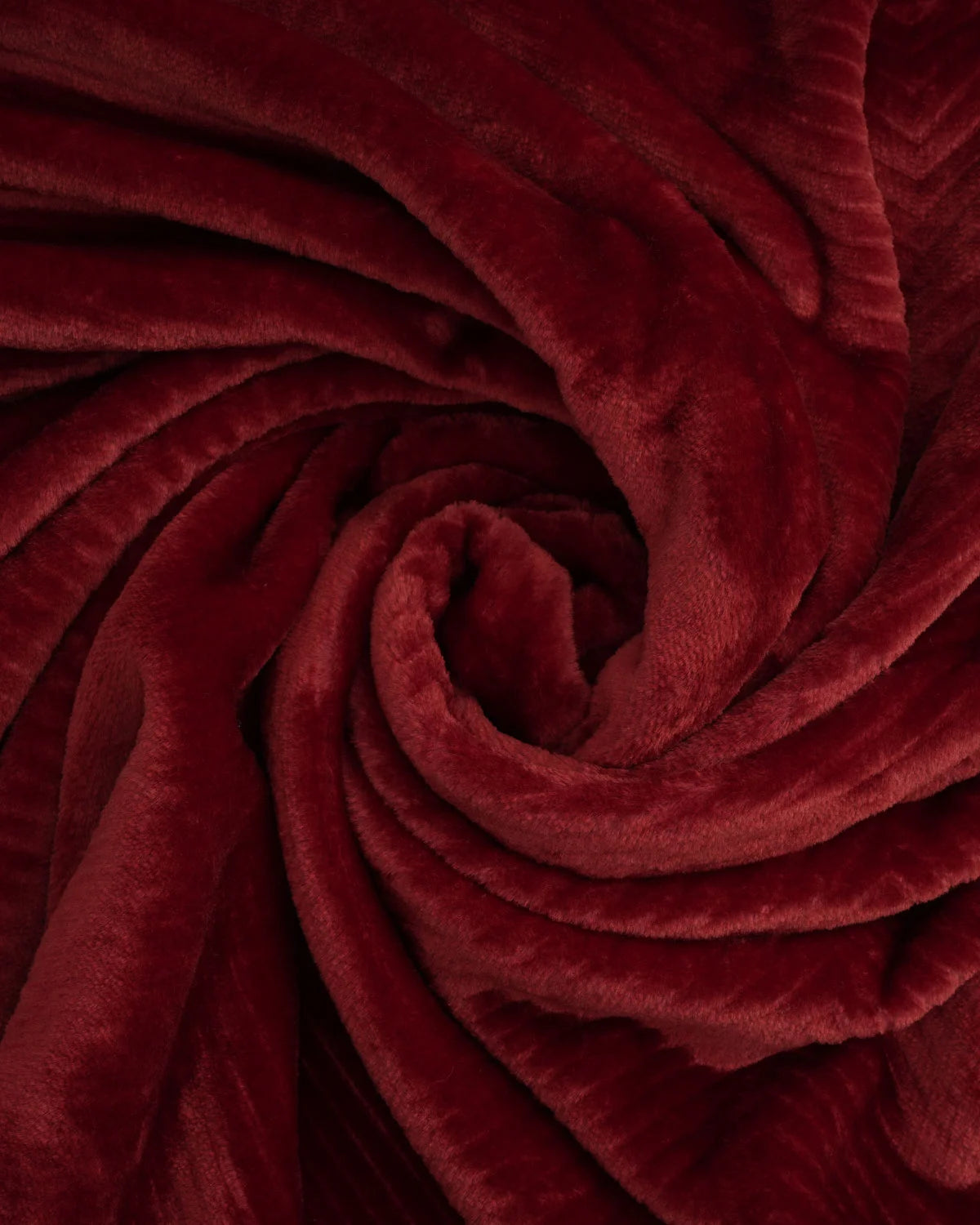 Cuddle Double Bed Maroon Blanket