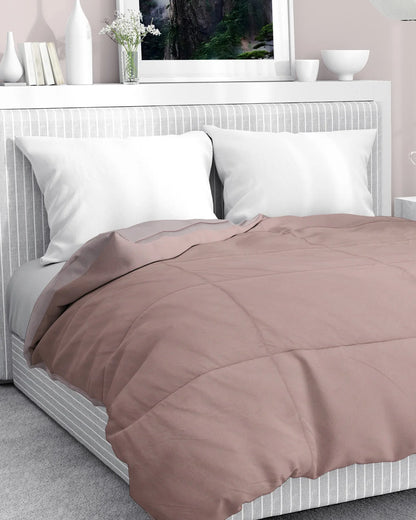 Amelia Reversible Comforter & AC Quilt |  Coco & Sand | Box Design