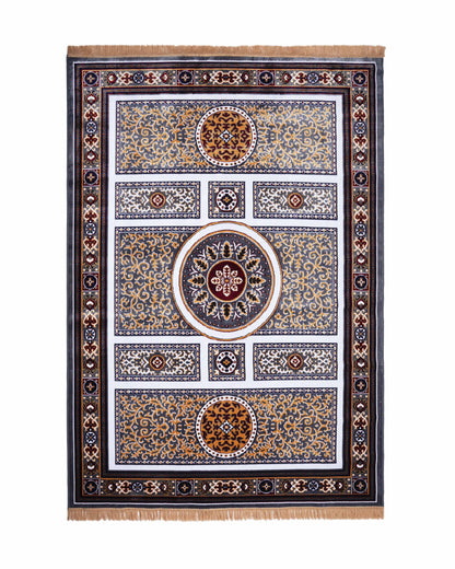 Nour Carpet | Red and Beige