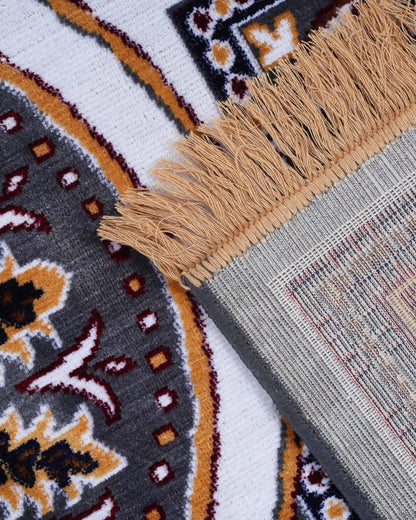 Nour Carpet | Red and Beige