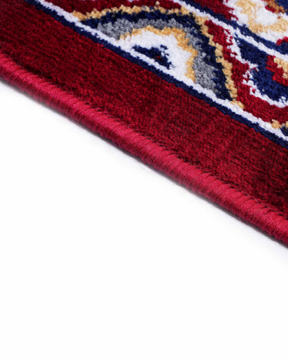 Nour Carpet | Red and Mustard