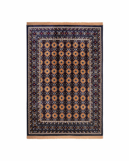 Nour Carpet | Blue and Mustard