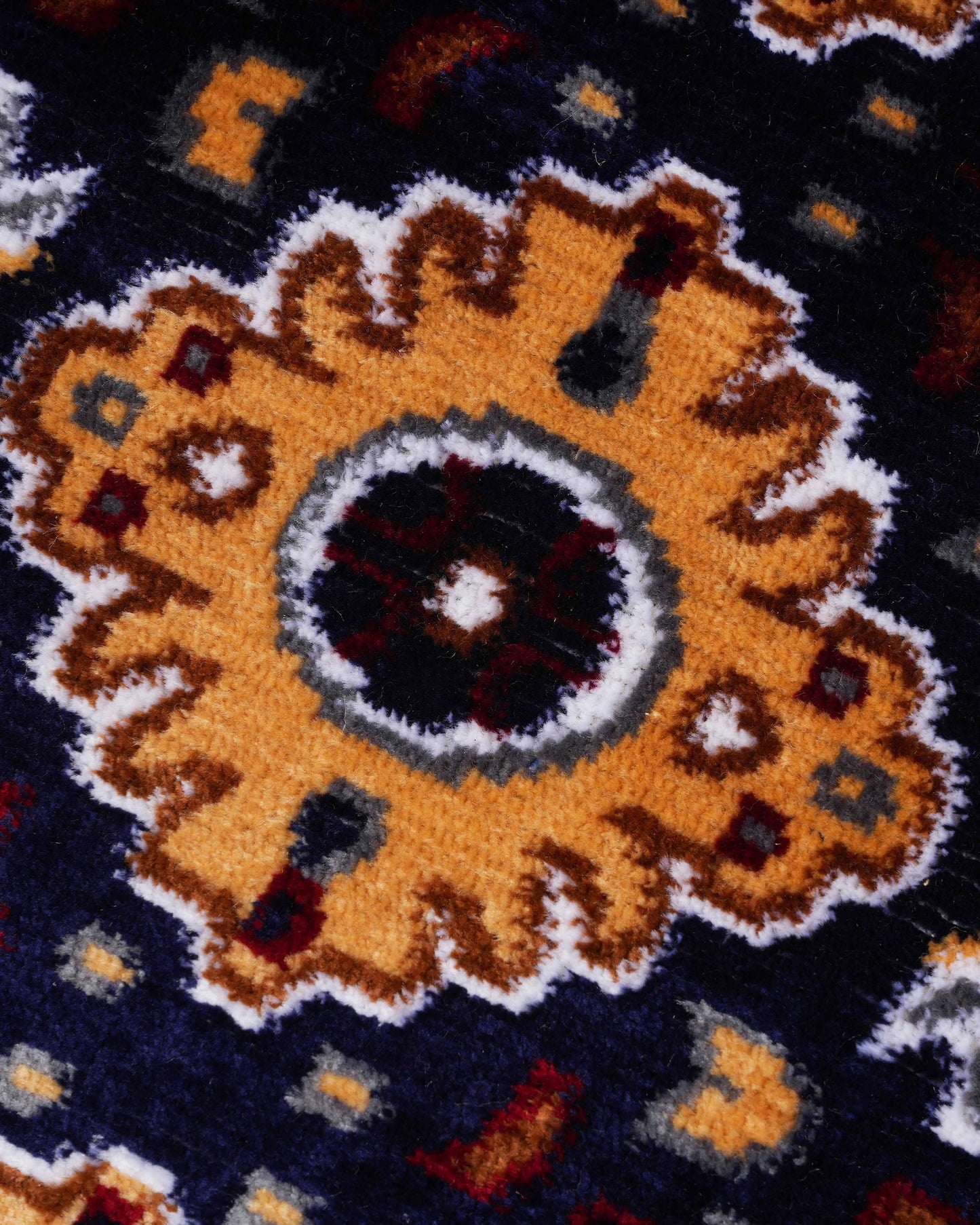 Nour Carpet | Blue and Mustard