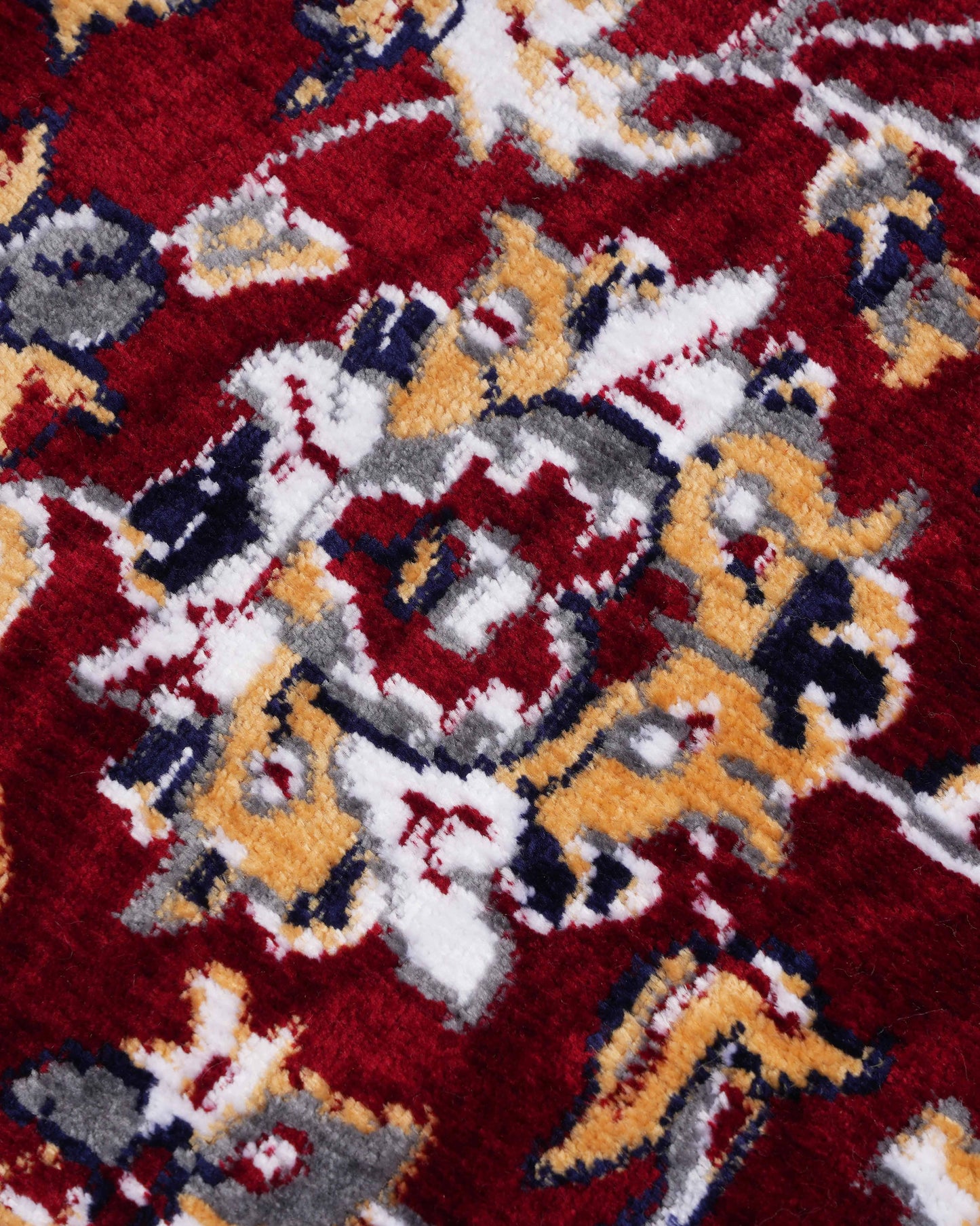 Nour Carpet | Red and Ivory