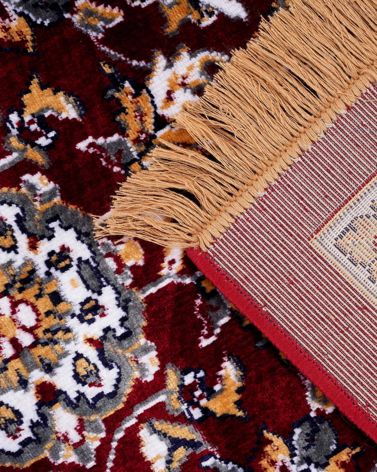 Nour Carpet | Red and Ivory