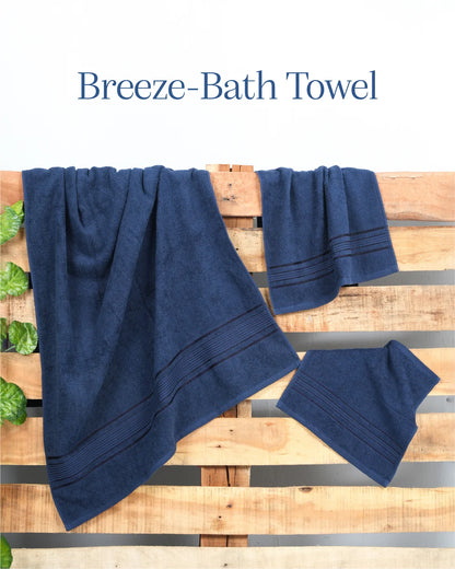 Breeze Bath Towel | Navy
