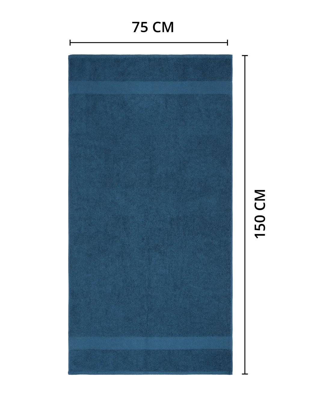 Luxe Living Bath Towel | Navy Blue
