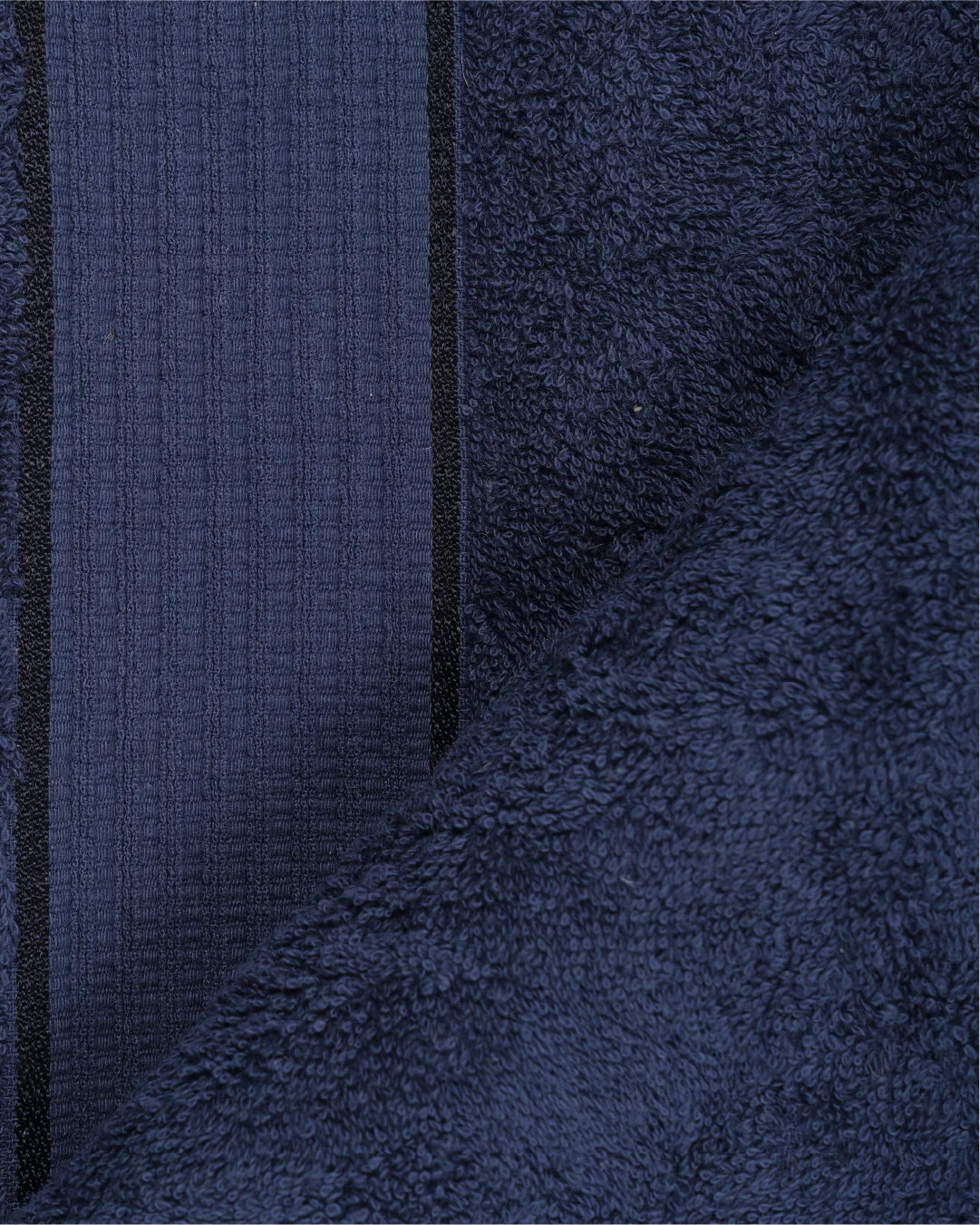 Set of 2 Sensation Bath Towel | Navy
