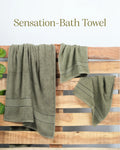 Sensation Bath Towel | Olive