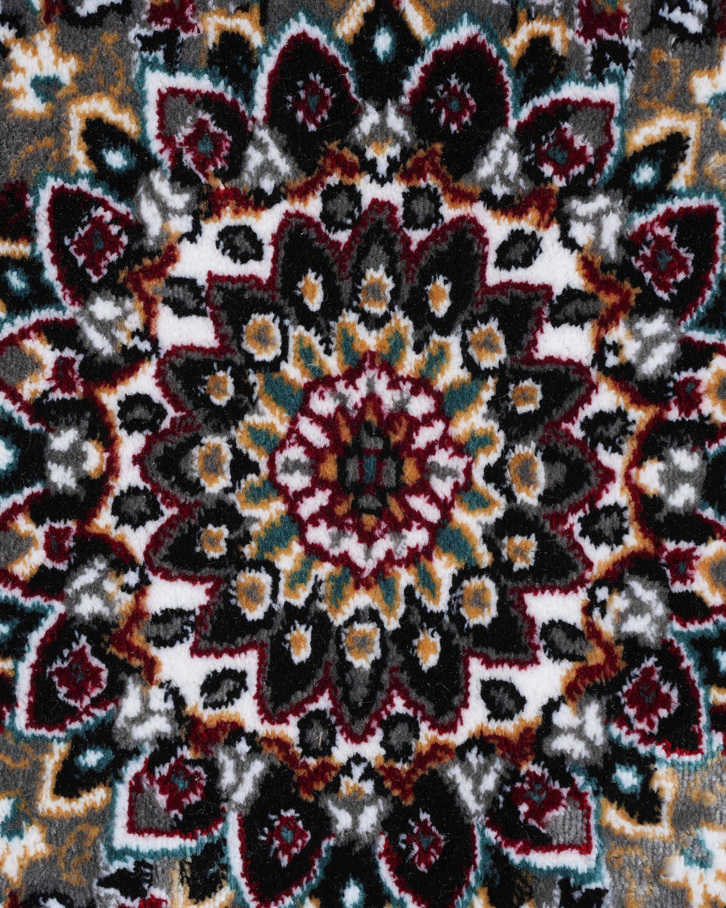 Vienna Carpet | Antique Grey - Multi colour