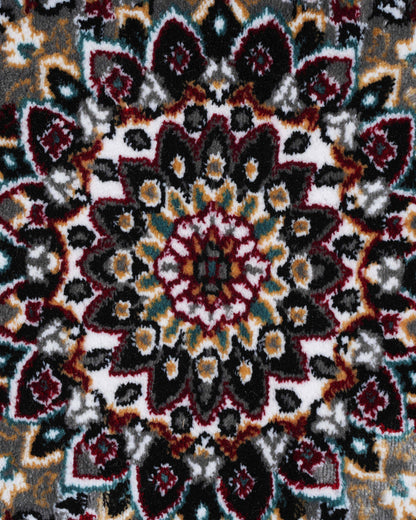 Vienna Carpet | Antique Grey - Multi colour