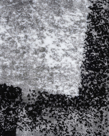 Vienna Fragments Abstract Grey Carpet