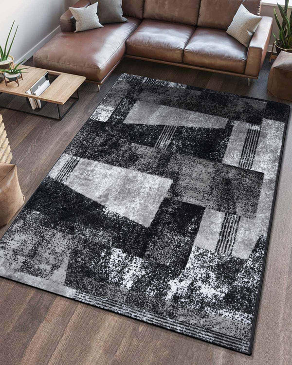 Platinum Carpet | Grey Fragments Abstract