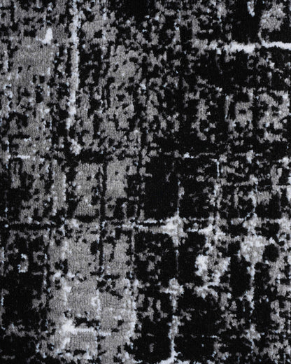 Vienna Carpet | Grey Textured Grid