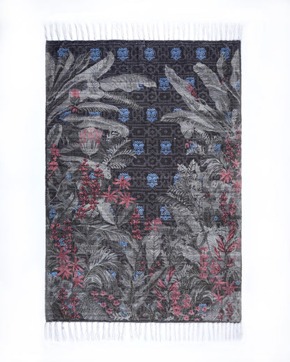 Plush Chenille Rug | Green