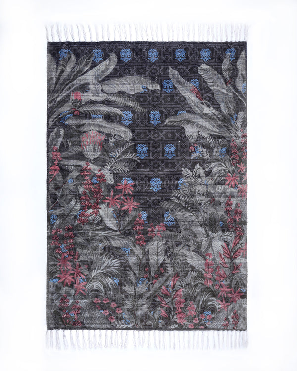 Plush Chenille Rug | Green