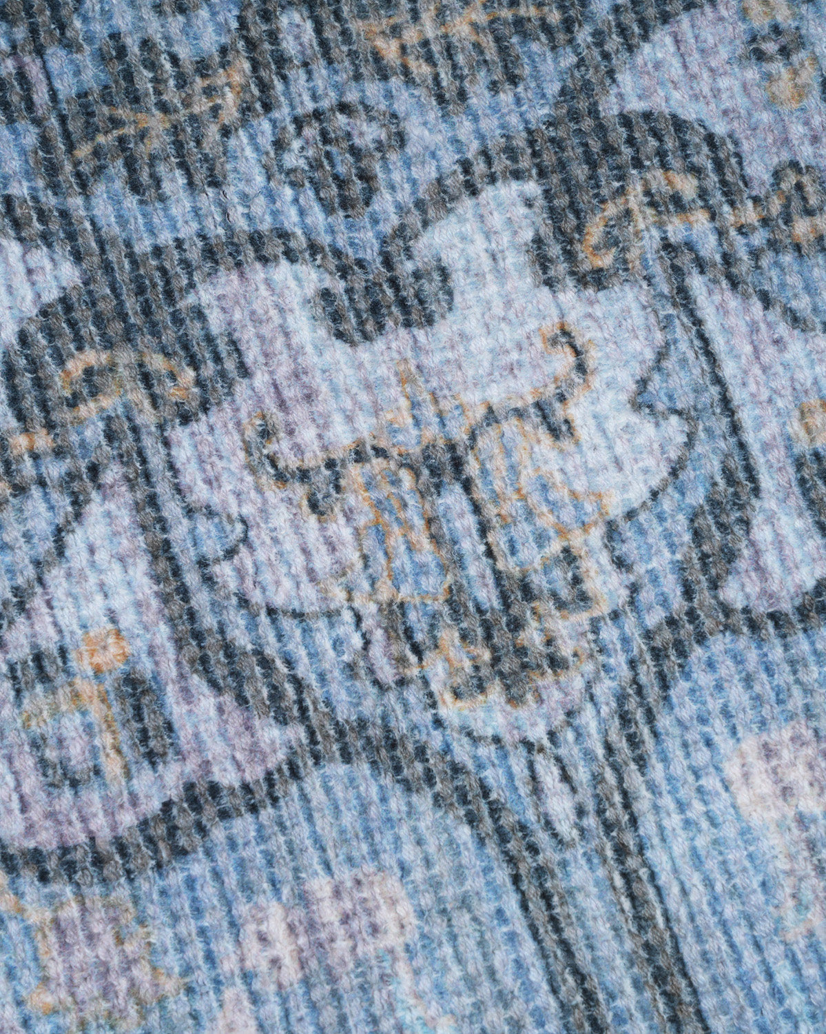 Plush Chenille Rug | Blue