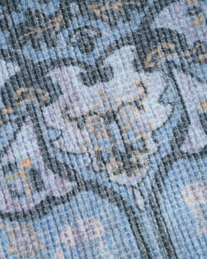 Plush Chenille Rug | Blue