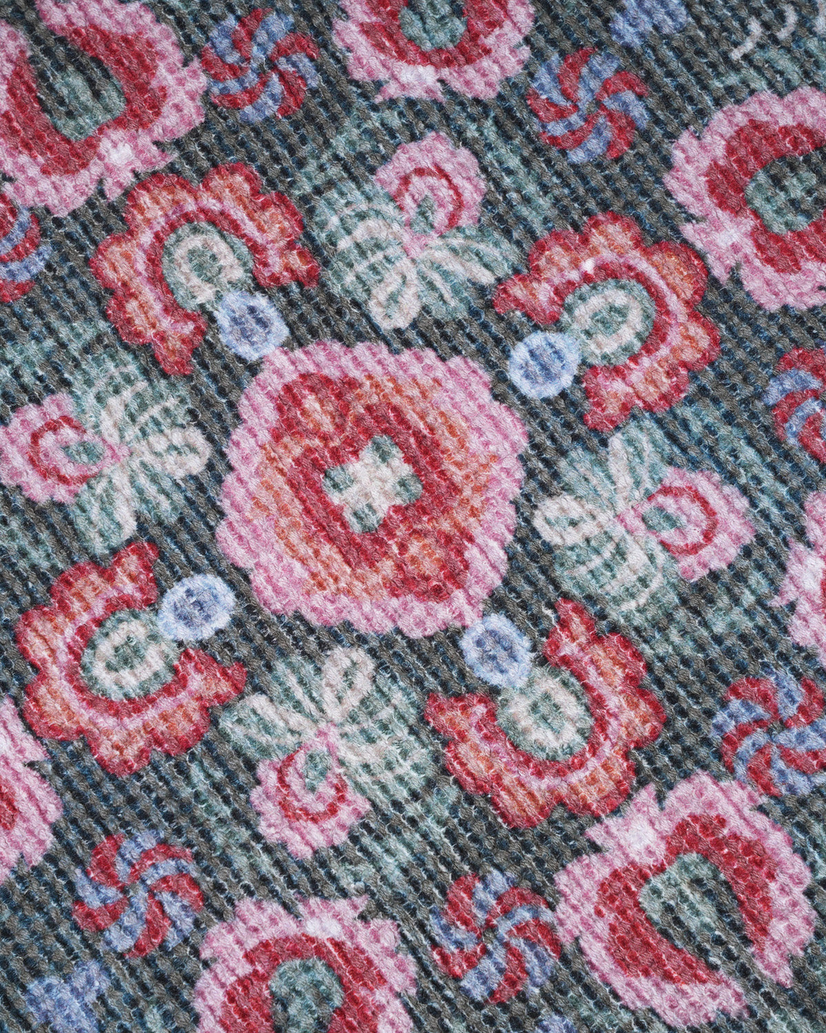 Plush Chenille Rug | Green