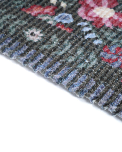 Plush Chenille Rug | Green