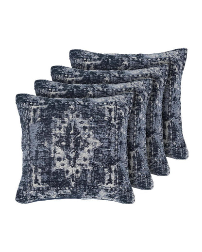 18X18 inch Steel Grey cotton cushion covers | Set of 2