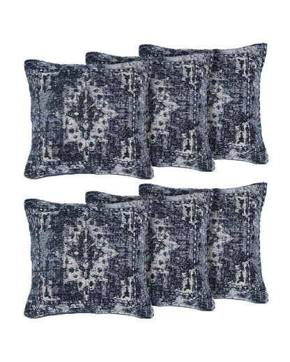 18X18 inch Steel Grey cotton cushion covers | Set of 2