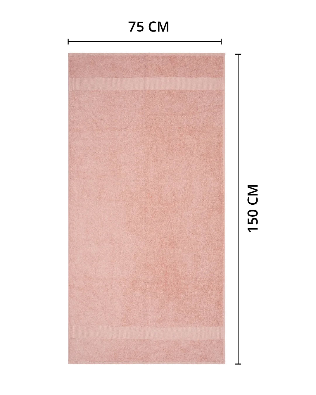 Luxe Living Bath Towel | Peach