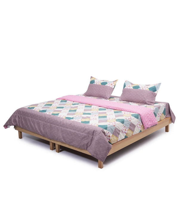 Dream Reversable Pink Teal 220x240cm_Set_Of_4