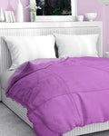 Amelia Reversible Comforter & AC Quilt |  Plum & Lilac | Box Design