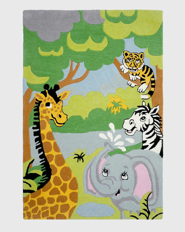 Grhamoy Chico Kids Carpet with Hand Tufted Giraffe Print