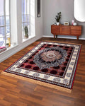 5X7 Ft Persian Legacy Carpet | Beige, Black and Red | 150 X 200 CM