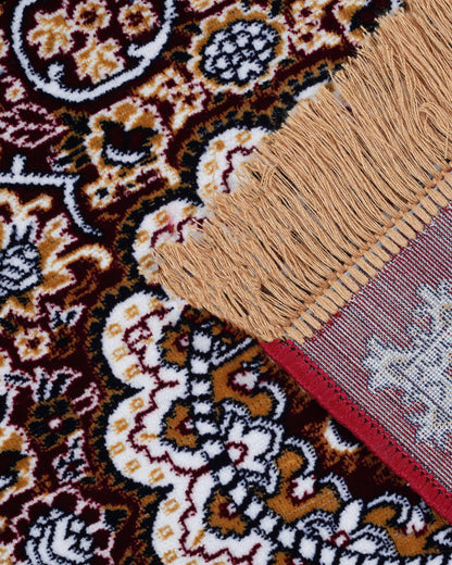 5X7 Ft Persian Legacy Carpet | Beige, Black and Red | 150 X 200 CM