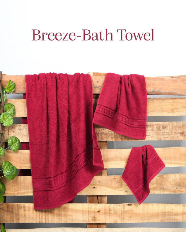 Breeze Bath Towel | Red
