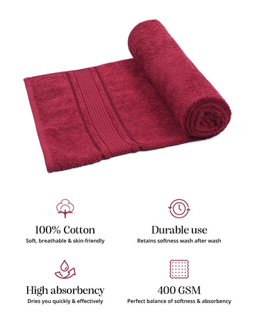 Breeze Bath Towel | Red