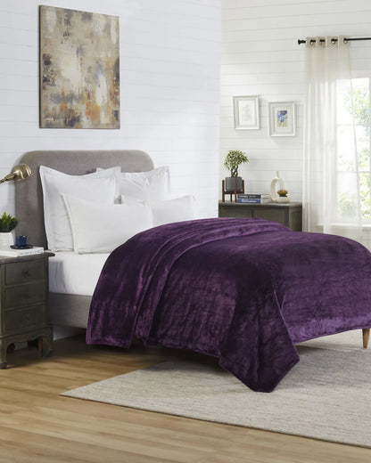 Cosmo AC Blanket | Asorted | Flano Fabric | Single Bed