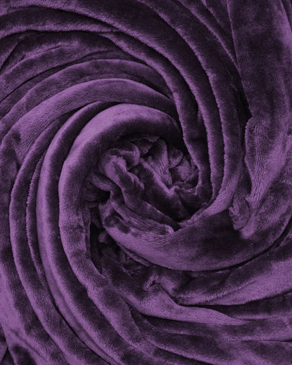Cosmo AC Blanket | Royal Plum | Flano Fabric