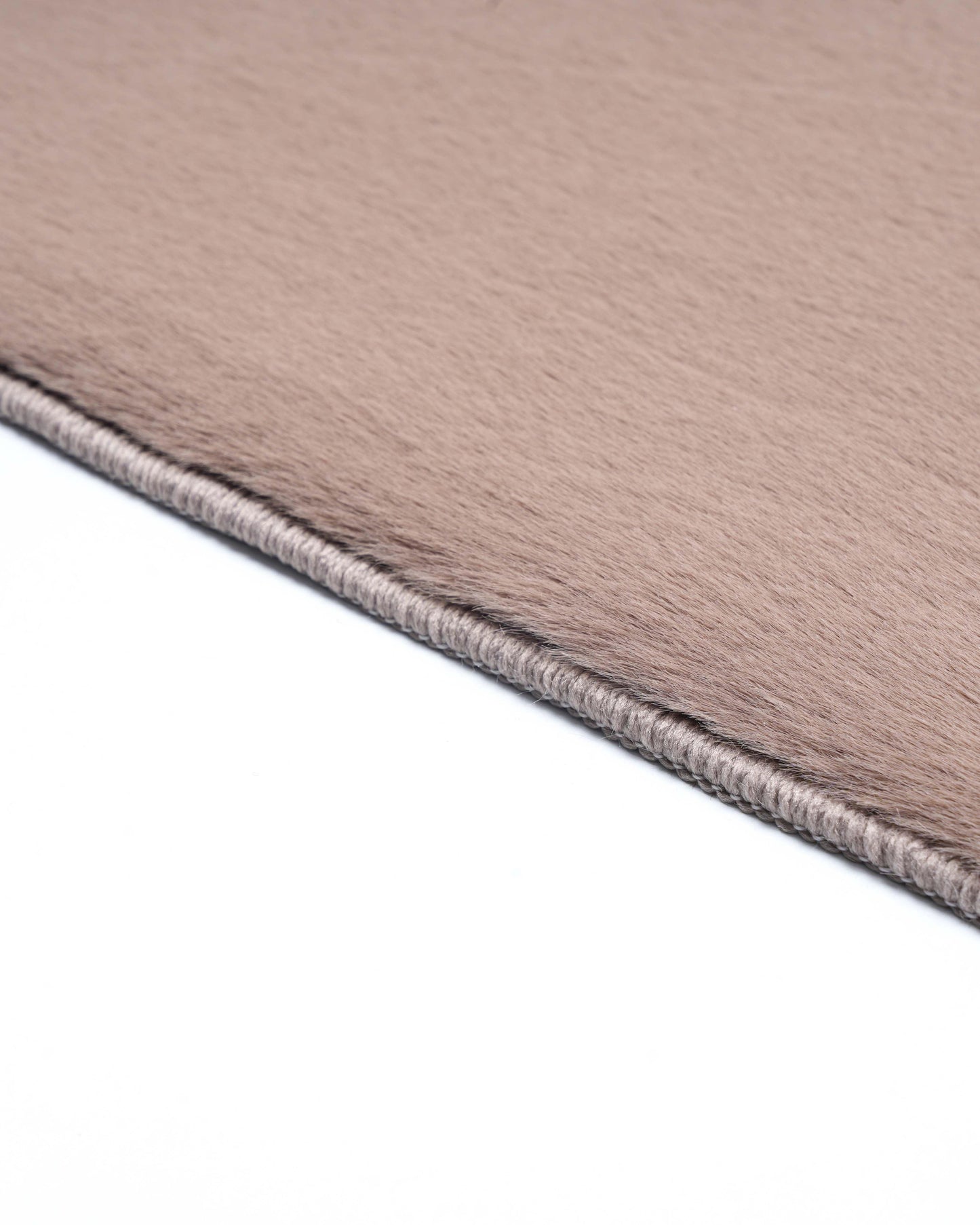 Solid Furry Carpet | Brown