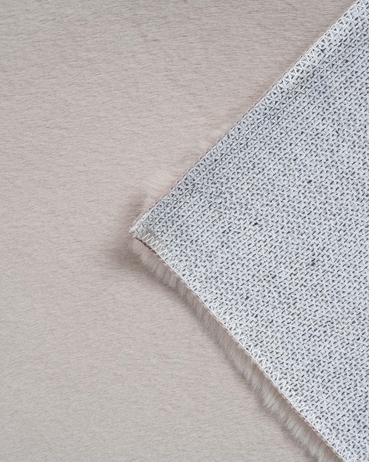 Solid Furry Carpet | Taupe