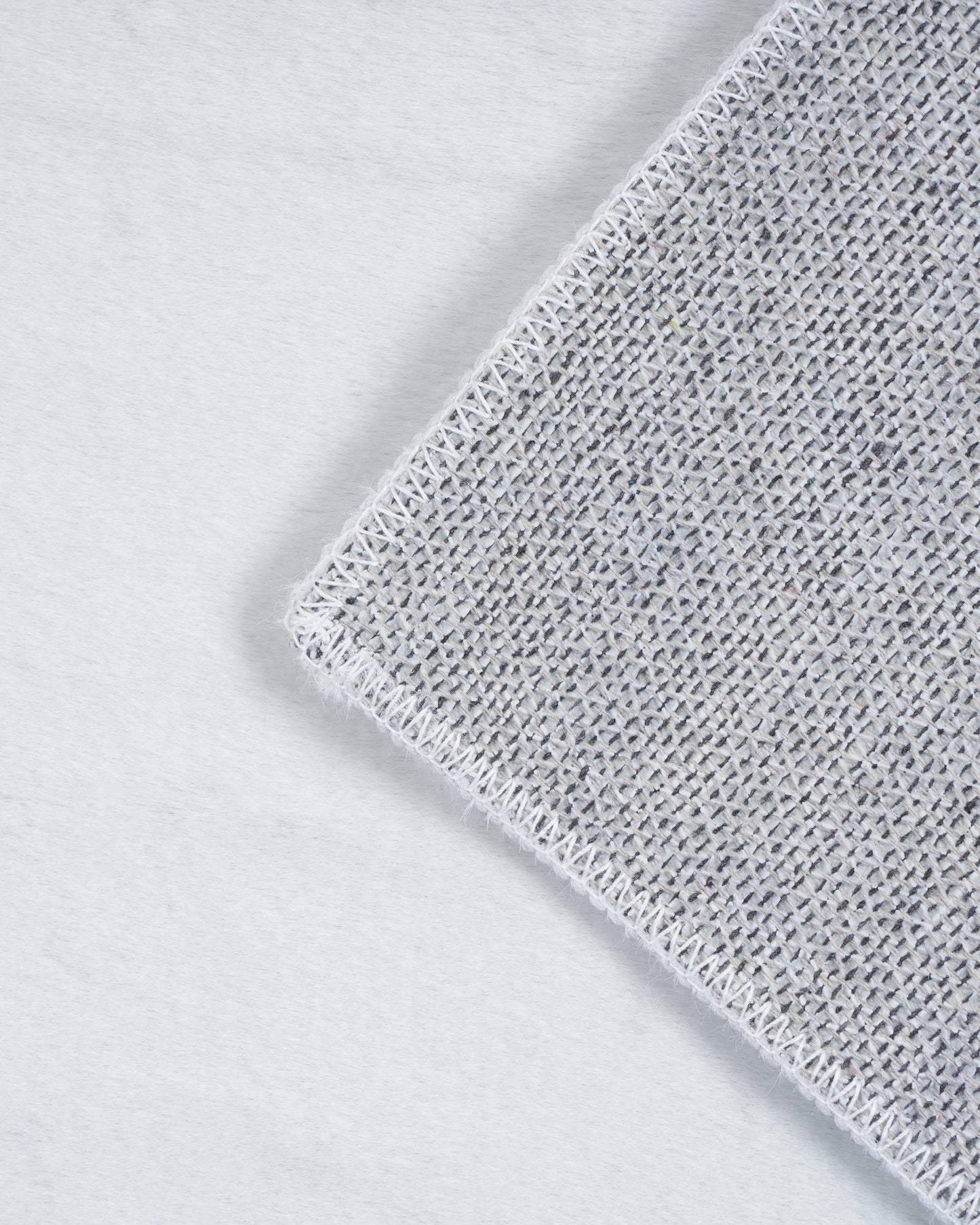 Solid Furry Carpet | Grey