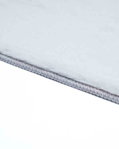 Solid Furry Carpet | Grey