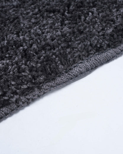 40X60 CM Shaggy Doormat | Set of 2 | Dark Grey