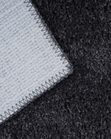 40X60 CM Shaggy Doormat | Set of 2 | Dark Grey