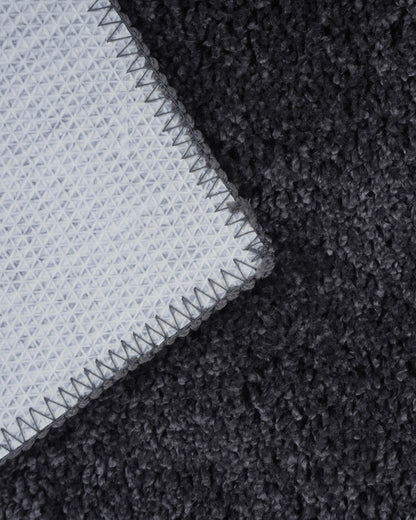 40X60 CM Shaggy Doormat | Set of 2 | Dark Grey