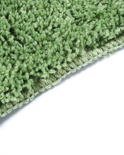 40X60 CM Shaggy Doormat | Set of 2 | Green