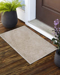 40X60 CM Shaggy Doormat | Set of 2 | Beige