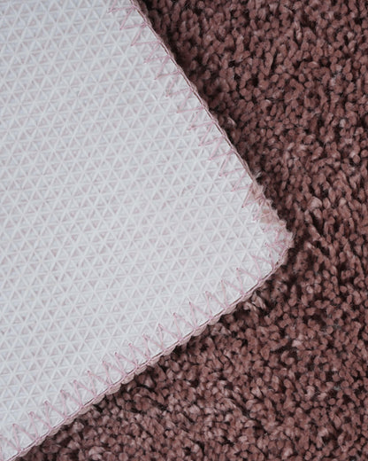 40X60 CM Shaggy Doormat | Set of 2 | Brown
