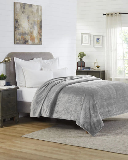 Cosmo AC Blanket | Snow Cloud | Flano Fabric