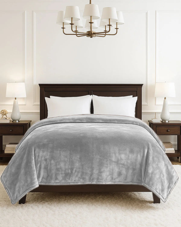 Cosmo AC Blanket | Snow Cloud | Flano Fabric