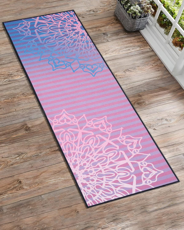 8mm Purple Blue Mandala Yoga Mat Online | Grhamoy