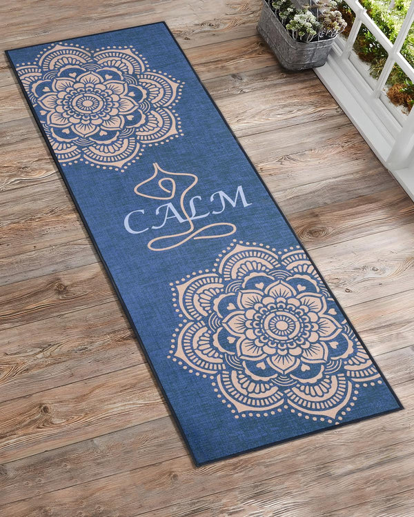 8mm Calm Mandala Asana Yoga Mat Online | Grhamoy